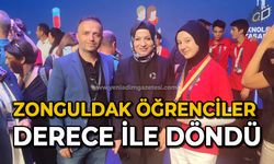 Zonguldak öğrenciler derece ile döndü