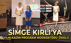 Simge Kırlı'ya  'Yılın Kadın Program Moderatörü' ödülü