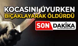 Kocasını uyurken öldürdü