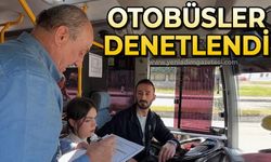 Otobüsler denetlendi