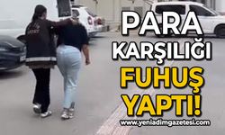 Para karşılığı fuhuş yapan 2 kişi gözaltına alındı