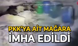 TSK, Pençe-Kilit Operasyonu Bölgesi'nde PKK'nın kullandığı mağarayı tespit etti