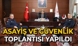 Asayiş ve güvenlik toplantısı yapıldı
