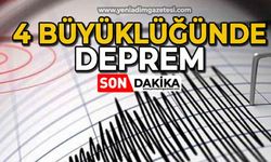4 büyüklüğünde korkutan deprem