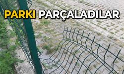 Parkı parçaladılar