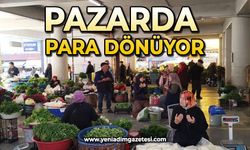 Pazarda para dönüyor