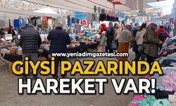 Giysi pazarında hareket var