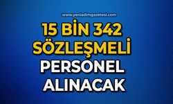 15 bin 342 sözleşmeli personel alınacak