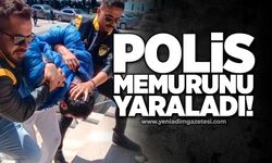 Polis memurunu yaraladı!