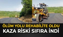 Ölüm yolu rehabilite edildi: Kaza riski sıfıra indi