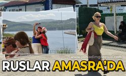 Çeşmi Cihan Amasra'ya havalar ısınmasıyla birlikte Rus akını da başladı