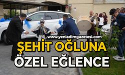 Şehit oğluna jandarma ve polis ekiplerinden özel konvoy
