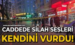 Caddede silah sesleri: Kendini vurdu!