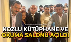 Kozlu Kütüphane ve Okuma Salonu açıldı