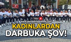 Kadınların darbuka şovu