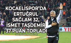 Kocaelispor’da Ertuğrul Sağlam 32, İsmet Taşdemir 37 puan topladı