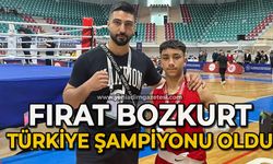 Fırat Bozkurt Türkiye Şampiyonu oldu