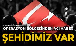 Kuzey Irak Harekat Bölgesi'nden acı haber: Şehidimiz var!
