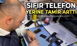 Sıfır telefon yerine tamir arttı