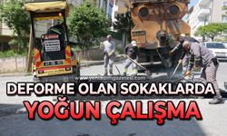 4 mahallede deforme olan sokaklarda yoğun çalışma
