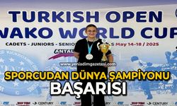 Sporcudan dünya şampiyonu başarısı