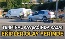 Kavşakta korkunç kaza!