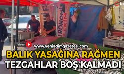 Zonguldak’ta balık yasağına rağmen tezgahlar boş kalmadı