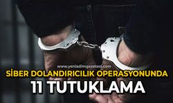 Siber dolandırıcılık operasyonunda 11 tutuklama