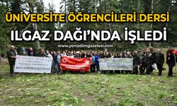 Üniversite öğrencileri dersi Ilgaz Dağı’nda işledi