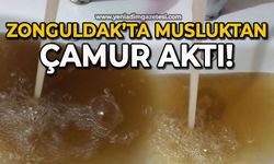 Zonguldak’ta musluklardan çamur aktı