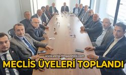 Meclis üyeleri toplandı