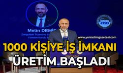 1000 kişiye iş imkanı Üretim başladı