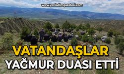 Vatandaşlar yağmur duası etti