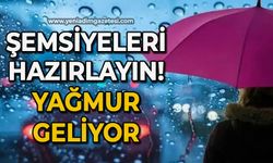 Şemsiyelerini hazırlayın yağmur geliyor