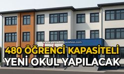 480 öğrenci kapasiteli yeni okul yapılacak