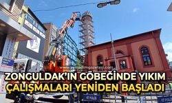 Zonguldak'ın göbeğinde yıkım çalışmaları yeniden başladı