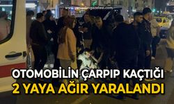 Otomobilin çarpıp kaçtığı 2 yaya ağır yaralandı