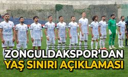 Zonguldakspor'dan yaş sınırı açıklaması