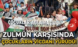 Zulmün karşısında çocukların vicdanı yürüdü