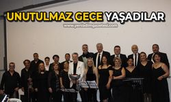 Unutulmaz gece yaşadılar