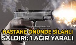 Hastane önünde silahlı saldırı: 1 ağır yaralı