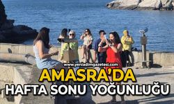 Amasra’da hafta sonu yoğunluğu