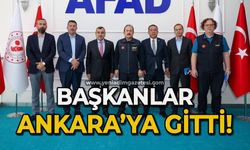 Başkanlar Ankara'ya gitti