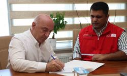 Başkan Bıyık Gazze için kurban bağışında bulundu