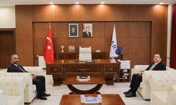 Başsavcı Şahin’den Rektör Akkaya’ya hayırlı olsun ziyareti