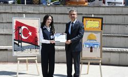 Öğrenciler tarafından yapılan resimler sergilendi