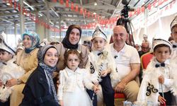 Sünnet şöleni renkli görüntülere sahne oldu