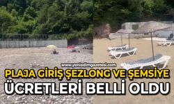 Plaja giriş şezlong ve şemsiye ücretleri belli oldu