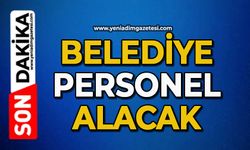 Belediye personel alacak