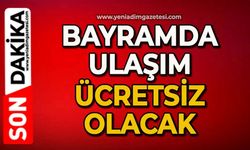 Belediye duyurdu: Arife ve bayramda taşıma hizmeti ücretsiz olacak